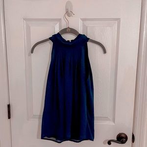 Small navy halter top shirt Altar’d State.